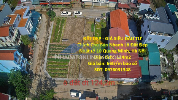 Đất đẹp - giá siêu đầu tư chính chủ bán nhanh lô đất đẹp...