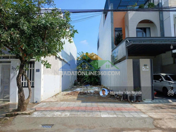 Bán đất huỳnh tịnh của 117,5m view công viên, sát khu nhà ở xã hội, hòa xuân