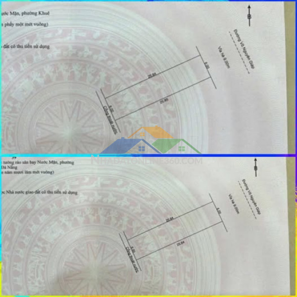 Cặp đất võ nguyên giáp, đối diện tòa tháp đôi, khuê mỹ, ngũ hành sơn, đà nẵng