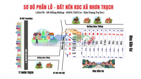 Đất nền an cư tại nhơn trạch  chỉ từ hơn 10 triệu1m2 - vị trí đất gần ngay trung tâm nhơn trạch