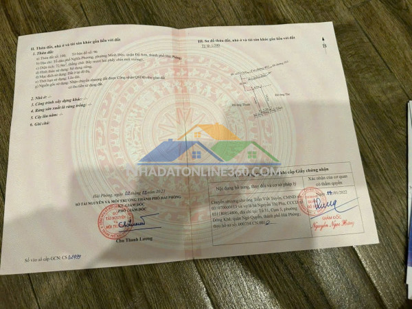 72,9m² mặt đường 403 minh đức – ngang 4,7m – trục giao thông lớn đồ sơn  hàng vị trí hiếm  zalo 0567 222 555