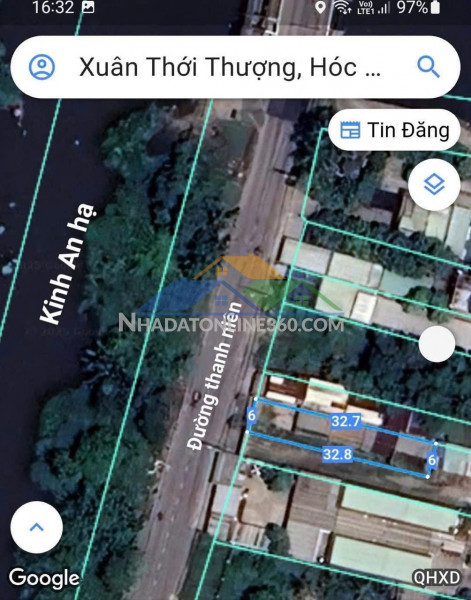 Nhà nát (6x32) mặt tiền thanh niên – bà điểm, hóc môn - giá rẻ hiếm