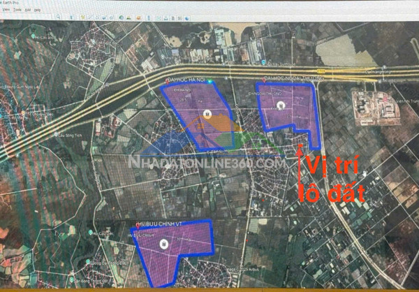 Đồng bụt ngọc liệp - quốc oai sát dự án 3 trường đại học