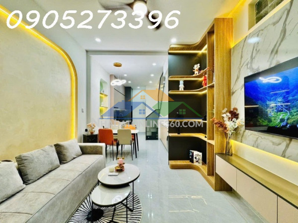 Hàng xóm city garden - đ.ngô tất tố, p21 bình thạnh - nhà đẹp - 26m² (3.3 x 8.2) - 2 tầng - 2pn - tặng full nội thất cao cấp.