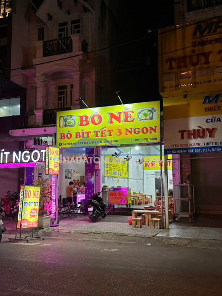 Sang nhượng quán bò né – quận tân bình , phường 15– vào là...