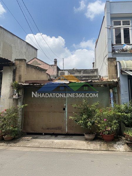 H1938 ???? nhà mặt tiền hiệp thành 45 q12, shr, vuông, 4x20m, 6.x tỷ