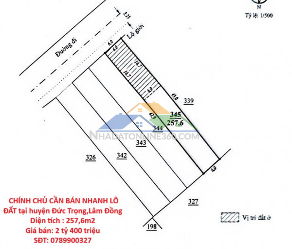 Hot đất vị trí đẹp- đầu tư là sinh lời- chính chủ cần bán nhanh lô đất tại huyện đức trọng,lâm đồng