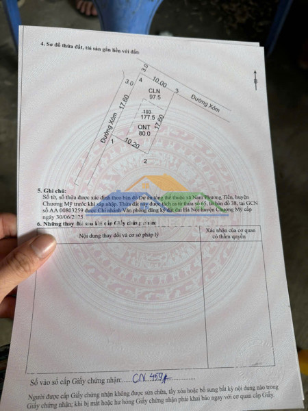 Cơ hội sở hữu đất đẹp – giá tốt tại xuân mai