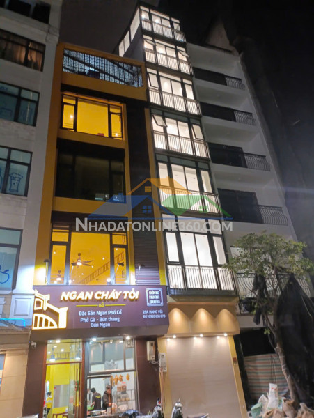 Cho thuê nhà 7 tầng,thông sàn, nhà mới,có thang máy mặt phố...