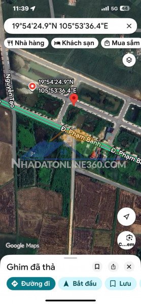 Hot hot - cần bán 2 lô đất mặt bằng đồng ngang tại thị trấn hậu lộc,  huyện hậu lộc, thanh hóa