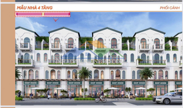 Sh0phouse 2 mặt tiền – trục đường lê lợi 40m – trung tâm tp mới bình dương