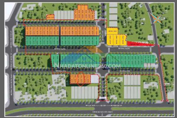 Dự án win star hàng trạm xã yên thủy, tỉnh phú thọ mở bán 86 căn đấu giá full thổ cư