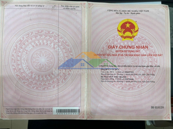 Đất đẹp – giá tốt - cần bán lô đất tại phường 1, tp bảo lộc, lâm đồng