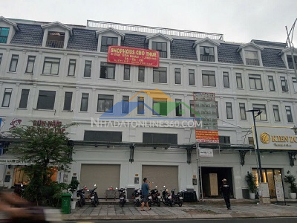 Cho thuê 3 căn shophouse liền thông nhau 300m2( dtsd 1.500m2) tp thủ...