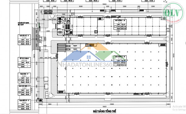 CHO THUÊ NHÀ XƯỞNG – KCN MỘC BÀI, BẾN CẦU, TN – 22.989m²