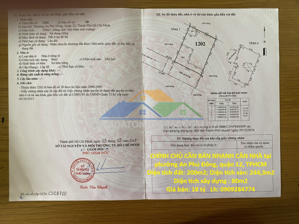 Nhà vị trí đẹp- giá tốt chính chủ cần bán nhanh căn nhà tại...