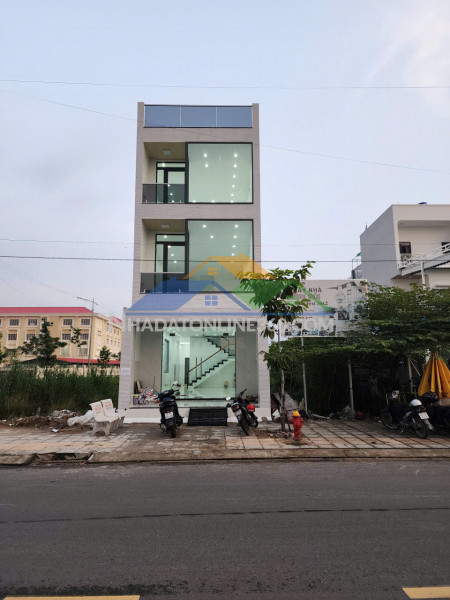 Cho thuê nhà kd mới 100%, 3 tầng, 300m2, 7pn- mặt tiền đ.hoàng quốc việt, p.an bình, q.ninh kiều