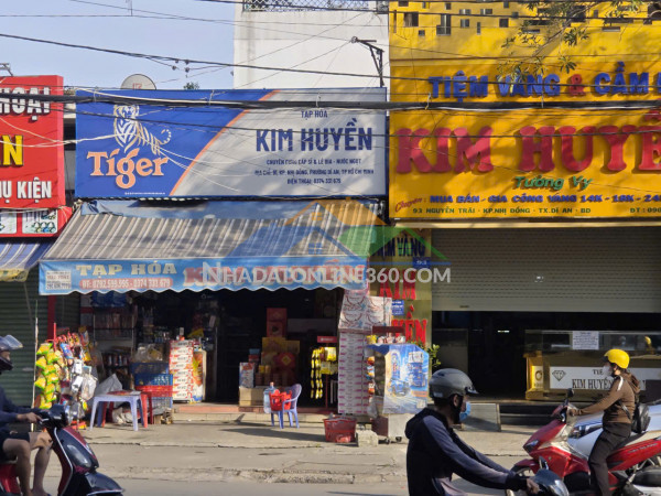 Cho thuê nhà kd 125m2- mặt tiền đường nguyễn trãi, kp nhị...