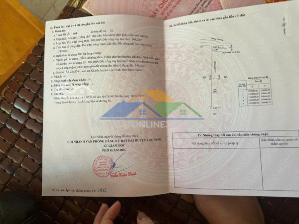 Đất đẹp – giá đầu tư  - cần bán lô đất chả đôn xã lộc khánh, lộc ninh, bình phước