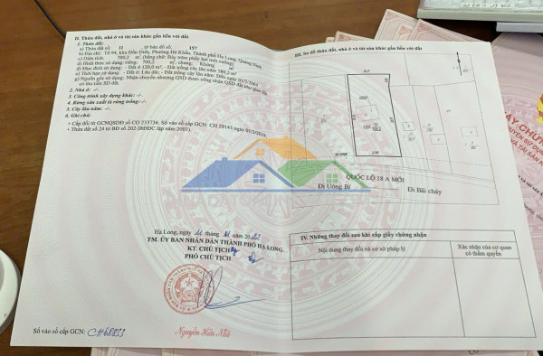 Bán đất mặt đường chính  hà khẩu phường tuần châu, tỉnh quảng ninh