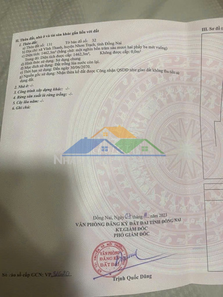 Đất đẹp - giá ưu đãi đầu tư là sinh lời chính chủ cần bán lô đất tại huyện nhơn trạch, đồng nai