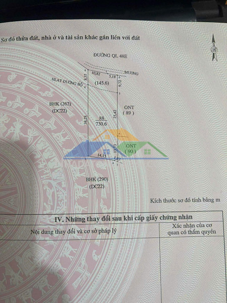 Hot hot- cần bán lô đất mặt tiền quốc lộ 48e khu vực xóm 3, nghĩa hưng, nghĩa đàn, nghệ an