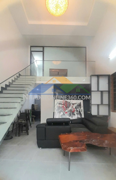 ♪ nhà kiệt 3m gần mt lý thái tổ, thông phan thanh, 38m2, lửng đúc, 3.x tỷ