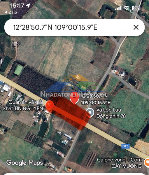 Chính chủ bán nhanh lô đất đẹp ninh xuân, ninh hòa, khánh hòa - mặt tiền đường tỉnh lộ 5