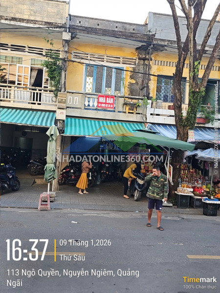 Hàng siêu hiếm – nhà mặt tiền chợ lớn nhất tỉnh quảng ngãi