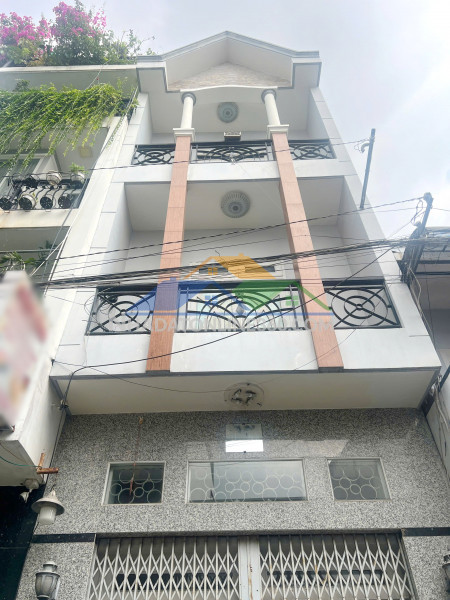 Nhà mới 4 tầng hẻm xe 16 chỗ đường dạ nam p.chánh hưng. giá: 10.2 tỷ