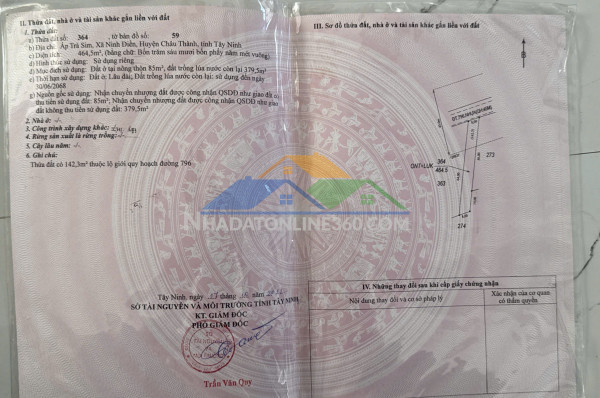 Bán đất chính chủ ấp trà sim, xã ninh điền, châu thành, tây ninh - giá tốt đầu tư