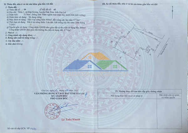 Đất chính chủ - giá tốt cần bán nhanh lô đất tại huyện đăk đoa tỉnh gia lai