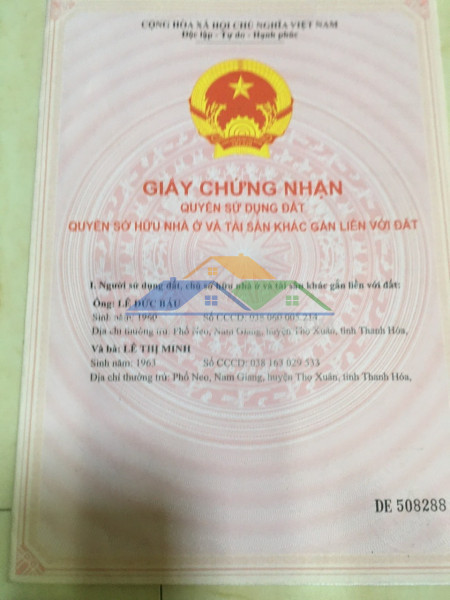 Đất đẹp – giá đầu tư  - cần bán lô đất mặt đường ql 47b xã thọ vực, huyện triệu sơn cũ, thanh hóa