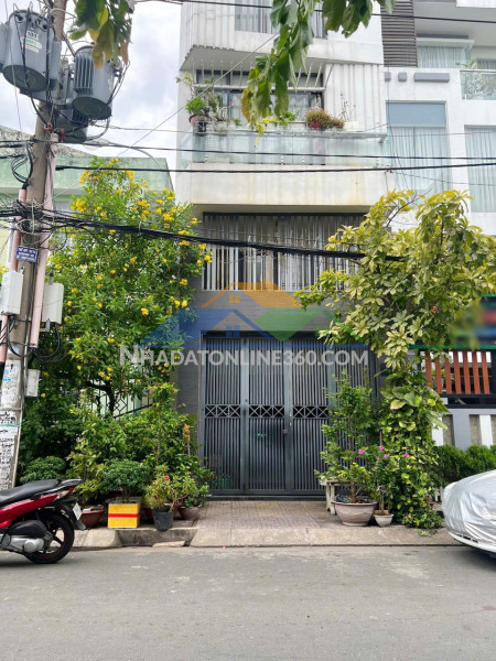 Nhà 4 tầng nở hậu l mặt tiền view bờ kè lò gốm p12q6. giá:...