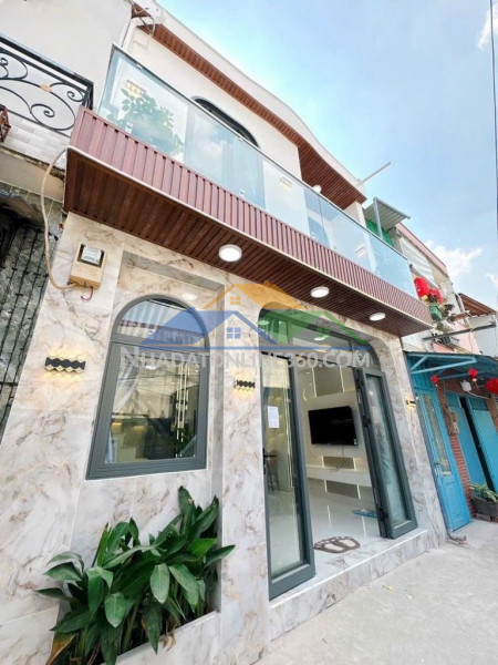 Giá 4ty290 - nhá 2 tầng ngang 5m -  full nội thất - hẻm 3m - huỳnh...