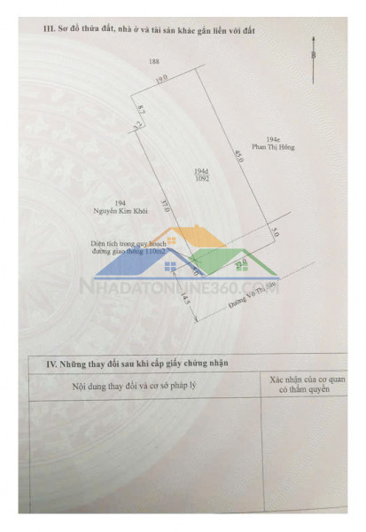 Chính chủ bán gấp lô đất 1092 m², gần chợ phía nam chư sê – mặt tiền đường võ thị sáu, thị trấn chư sê, gia lai