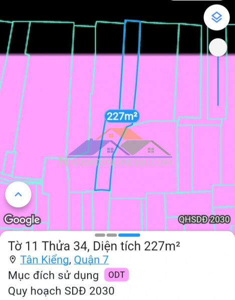 Nhà cấp 4 mặt tiền ven sông đường trần xuân soạn phường tân kiểng quận 7 TP HCM