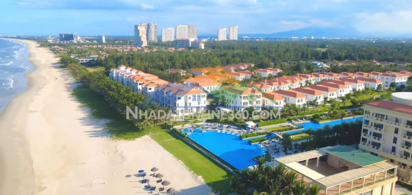 Đất biển tân trà - dt 305m (15x20) - sẵn nhà 2 tầng kinh doanh - 22 đ