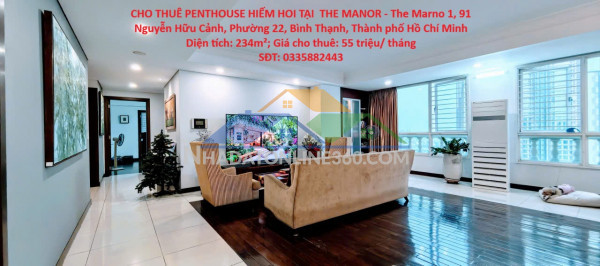 Chính chủ cần cho thuê gấp penthhouse tại phường 22, bình...