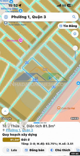 Bán nhà 4 tầng xe hơi ngủ trong nhà đ. điện biên phủ, quận 3 - ngang hiếm 5.5m*15m - chính chủ * lh giang giang: 093.86.76.685