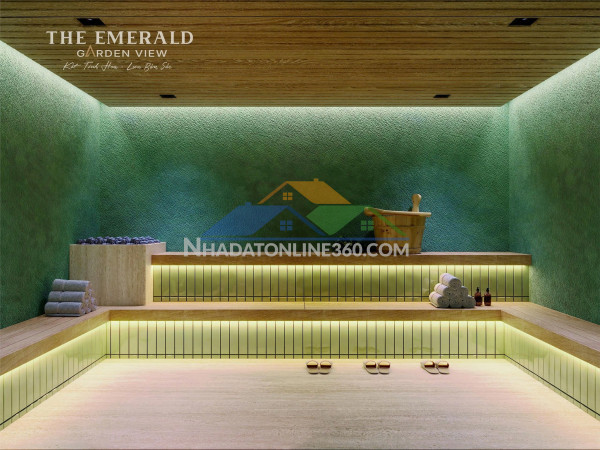 The emerald garden view căn hộ 1+pn diện tích 54m2 ngay view sông chuẩn tại bình dương.