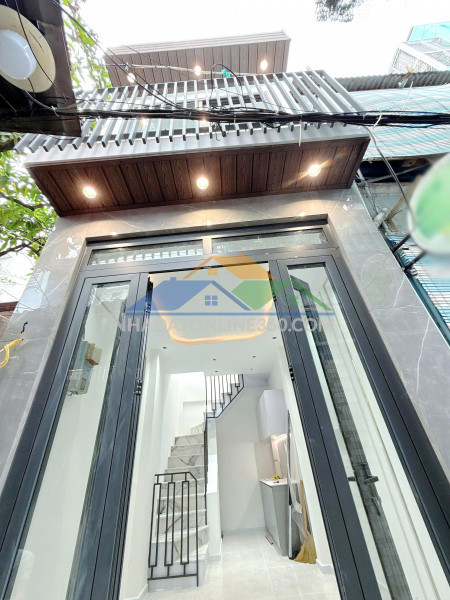 Nhà mới nhỏ gọn sổ hồng riêng 1 lầu nguyễn duy p9q8