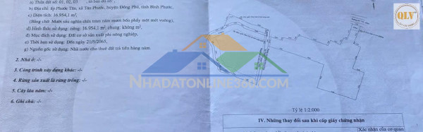 Bán đất tại Xã Tân Phước, Huyện Đồng Phú, Bình Phước giá 16 Tỷ