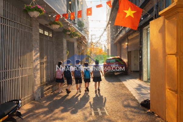 Nhà đẹp 6 tầng phố hồng tiến, gara, thang máy, kinh doanh, nở hậu, full nội thất