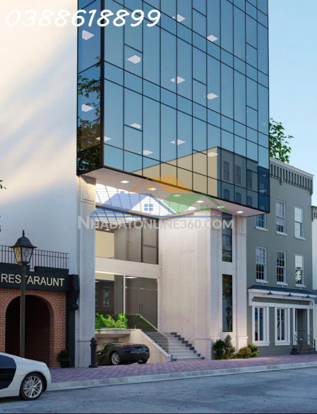 Bán toà văn phòng mp kv nguyễn thị định 215mx9t, mt 12m- xây mới 2025