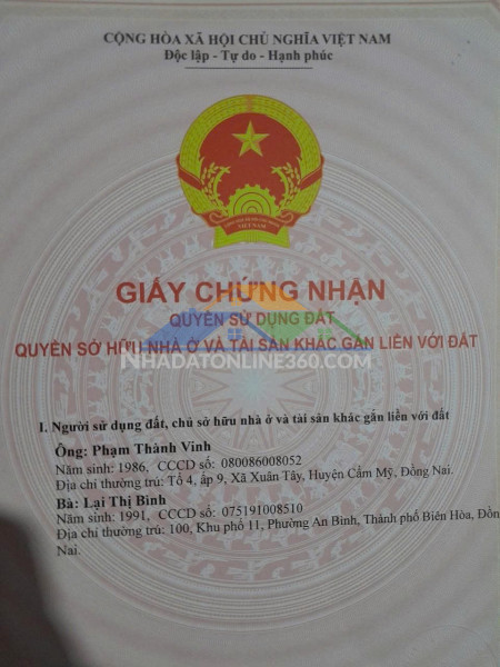 Đất chính chủ - vị trí đẹp gần đường 3/2 tt long hải, long điền - bà rịa vũng tàu