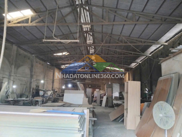 Lô góc (14x53) mt thạnh lộc 41 – đất + xưởng dt lớn 740m² – đường nhựa thông