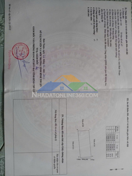 Đất đẹp -  giá tốt  - cần bán gấp lô đất trồng cây lâu năm  tại xã tân phước, tx.lagi, bình thuận