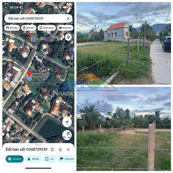 Bán đất mặt tiền 21m giá rẻ duy nhất khu vực ninh hòa