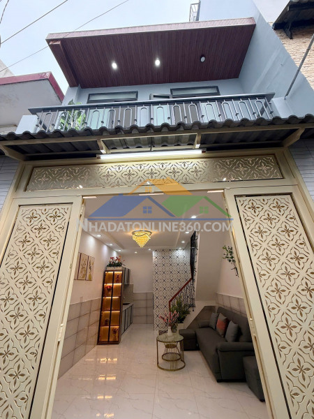 Nhà 2 tầng mới hẻm 337 đường ba đình p. chánh hưng. giá 4tỷ130 bớt lộc